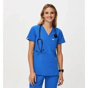 FIGS technical collection Medical Scrub Set - Pants and top Royal Blue - small s